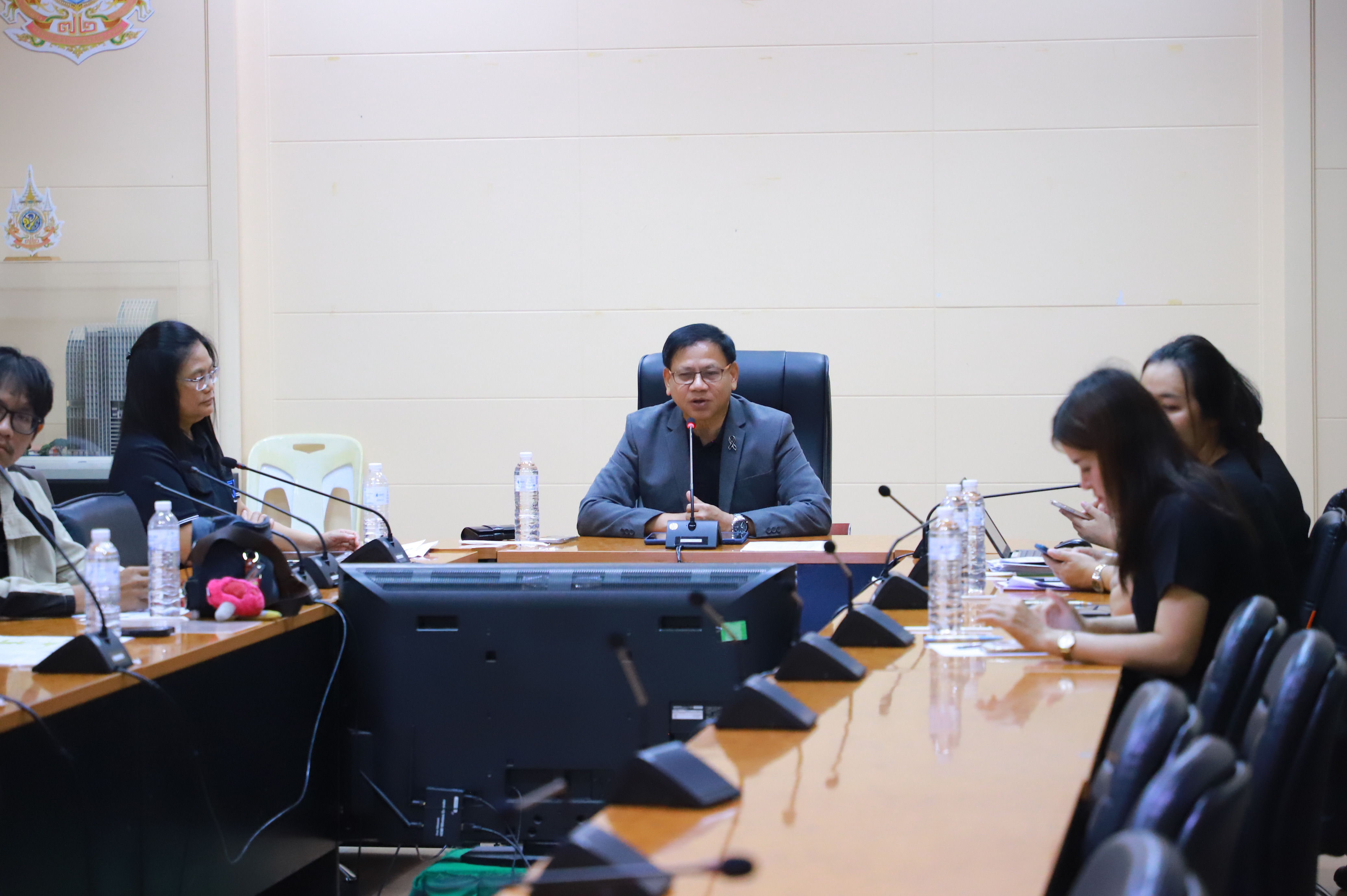 title - ส.ป.ก. เข้าร่วมการปฐมนิเทศนักศึกษาโครงการผลิตและพัฒนากำลังคุณภาพสูง เพื่อรองรับอัตรากำลังที่ขาดแคลนก่อนเข้ารับการฝึกอาชีพในส่วนราชการภายใต้ความร่วมมือและประชุมปรับแผนการฝึกอาชีพ